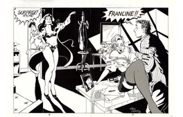 Planche originale - Strangers in Paradise - Vol 1 #1 p16-17