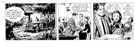 John Prentice - Rip Kirby daily strip - Planche originale