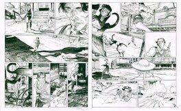 Comic Strip - Boucq - Bouncer - T5 Double Planche P34 & P35