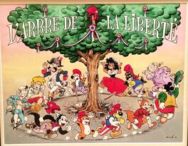 Jean Solé - L’Arbre de la liberté - Original Illustration