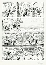 Christophe Blain - Gus - tome 1  (page 26) - Planche originale