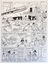 Jean-Louis Le Hir - Cholms et Stetson - Planche originale