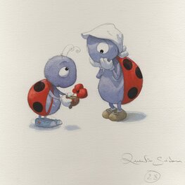 Quentin Gréban - Cadeau pour maman - Original Illustration