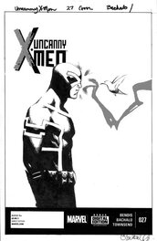 Uncanny X-MEN - COVER - CYCLOPS VS A HUMMINGBIRD