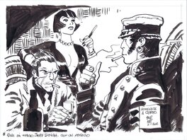 Jordi Bernet - Corto Maltese commission by Jordi Bernet - Planche originale