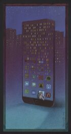 Pawel Kuczynski - City Lights - Original Illustration