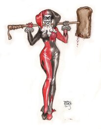 Sergio Bleda - Harley Queen commission. - Original Illustration