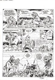 Michel Weyland - Aria - T3 La septième porte - Pl 6 - Planche originale