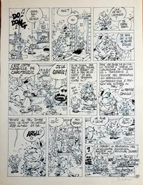 Denis Bodart - Chaminou - L'affaire Carotassis - Planche originale