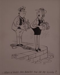 Marc Moallic - Dessin original de MOALLIC - Comic Strip