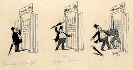Gaston - Gaston - "Frappez et l'on vous ouvrira" (circa 1910) - Comic Strip