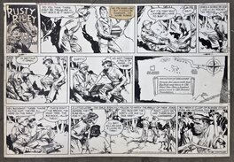 Frank Godwin - RUSTY RILEY - Une sunday de 1957 - Planche originale