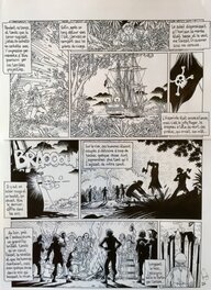 Fred Simon - L'île au trésor - Planche originale