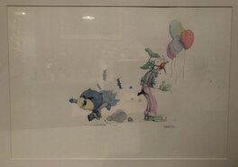 Steve Baker - Batman et le Joker par steve Baker - Original Illustration