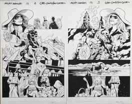 Greg Land - Mighty Avengers 12 - Planche originale