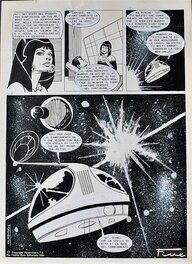 Beto Formento - "astronauta - estrella de lata" - Planche originale