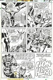 Jack Kirby - Machine Man - Machine man & Ten-For - Planche originale