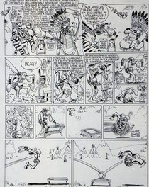 Édika - Papy tarsan - Planche originale