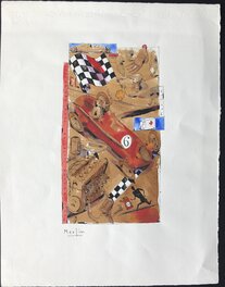 Christophe Merlin - Retromobile - Original Illustration