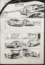 Christian Papazoglakis - 24 heures du mans - 1968 - 1969 - Comic Strip