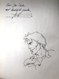 Philippe Francq - Dédicace Largo Winch - T1 - Original Illustration