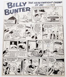 Reginald Parlett - Billy BUMPER  sportif de haut niveau - Planche originale