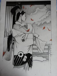 Michetz - Geisha - Illustration originale
