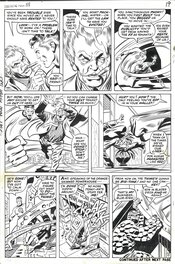 John Buscema - Fantastic Four - Reed & the Thing - Planche originale