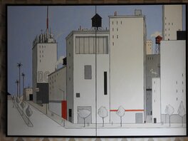 François Avril - Victoria Street - Original art