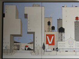 François Avril - Victoria Street - Original art