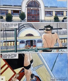 Baru - La piscine de Micheville - Planche originale