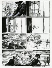 Christophe Blain - Gus tome 2 Beau Bandit - Planche originale