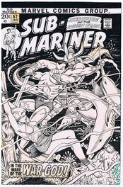 Bill Everett - Everett: Sub-Mariner 57 Cover - Original Cover