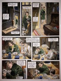 Jean-Pierre Gibrat - Le Sursis tome 2 planche 18 - Planche originale