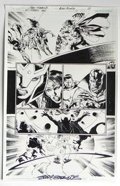 Eddy Barrows - Earth 2 world's end  #10 p.19 - Planche originale