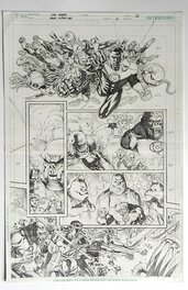 Jack Herbert - Green lantern corps #6 p.15 - Planche originale