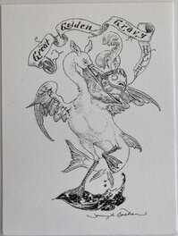 Jeremy Bastian - Jeremy Bastian - Pook vs Pelican - Original Illustration