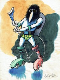 Gilbert Shelton - The Freak Brother - Planche originale