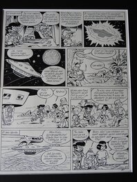 Gos - Le fantôme de l'espace - Planche originale