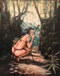 Chris Gregg - The huntress - Original Illustration