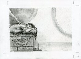Jan Bosschaert - La chanson de Salomon - Illustration originale