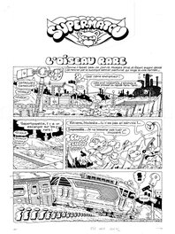 Jean-Claude Poirier - Supermatou "L'oiseau rare" - Histoire complète en 6 planches - Comic Strip