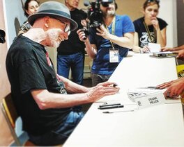 Frank Miller at Comicon in Naples
