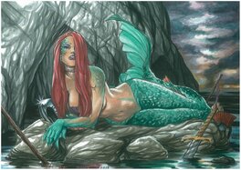 Lucas Marqués - Sirène/Mermaid - Original Illustration