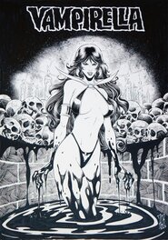 Jordi Tarragona - Vampirella - Illustration originale