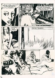 Edmond Baudoin - Baudoin - Le portrait p26 - Planche originale