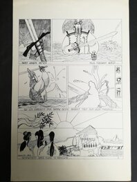 sanchez - Manga Ashina mia - Planche originale