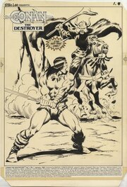 John Buscema - Conan the destroyer - Planche originale