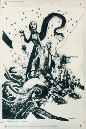 Mike Mignola - Hb Into the silent sea - Couverture originale