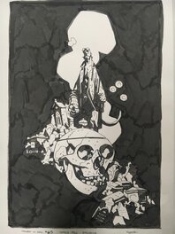 Mike Mignola - Hellboy in Hell - Couverture originale